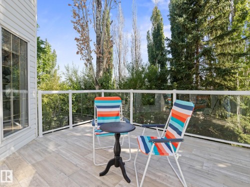 View of wooden deck - 29 Oakdale Place, St. Albert, AB - Outdoor
