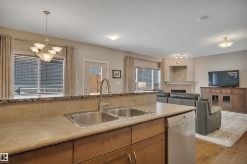 123 89 Rue Monette, Beaumont, AB - Indoor Photo Showing Kitchen With Double Sink