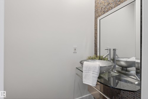 Main floor powder room. - 8860 93 Street, Edmonton, AB - Indoor Photo Showing Other Room
