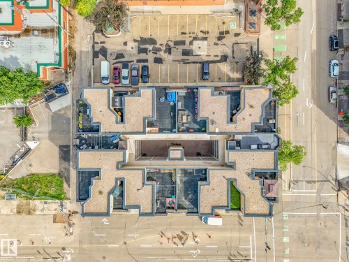 Aerial overview of property's location - 310 10606 102 Avenue, Edmonton, AB - 