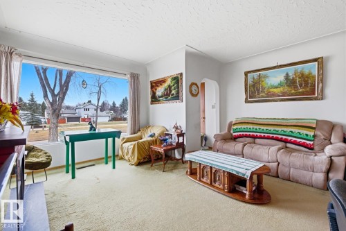 9745 68 Avenue, Edmonton, AB - Indoor Photo Showing Living Room