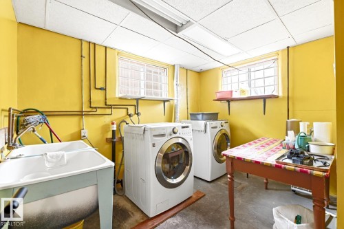 9745 68 Avenue, Edmonton, AB - Indoor Photo Showing Laundry Room