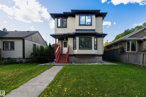 View of front of home - 12246 103 Street Nw, Edmonton, AB - Outdoor With Facade