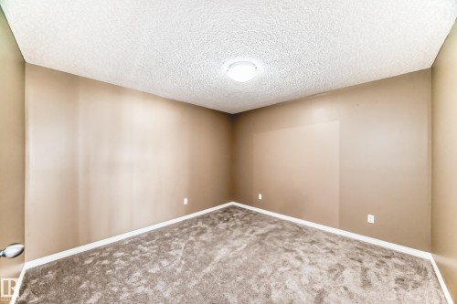 Neutral-toned walls complement the textured gray carpeting - 344 1520 Hammond Gate Gate, Edmonton, AB - Indoor Photo Showing Other Room