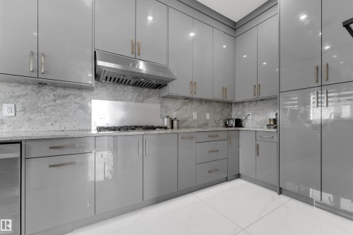 1704 19 Street, Edmonton, AB - Indoor Photo Showing Kitchen With Upgraded Kitchen