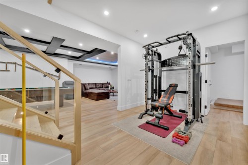 1704 19 Street, Edmonton, AB - Indoor Photo Showing Gym Room