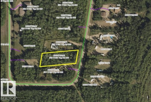 Aerial Survey Map. Indicating property boundaries and parcel identification for the property - 513, 11131 Twp Rd 600, Rural St. Paul County, AB 