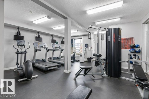 322 2584 Anderson Way, Edmonton, AB - Indoor Photo Showing Gym Room