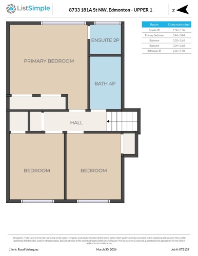 Floor plan - 8733 181A Street Nw, Edmonton, AB - Other