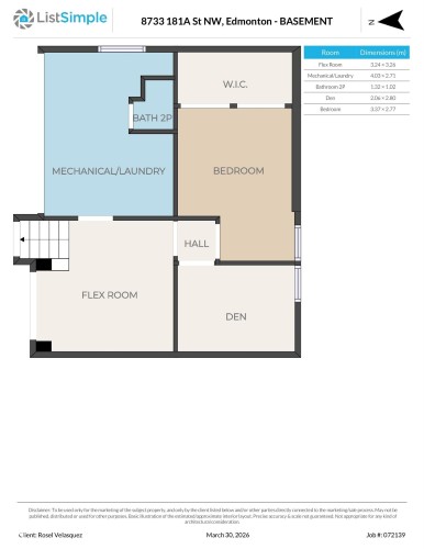 Floor plan - 8733 181A Street Nw, Edmonton, AB - Other