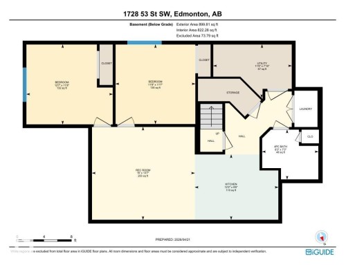 Floor plan - 1728 53 Street, Edmonton, AB - Other