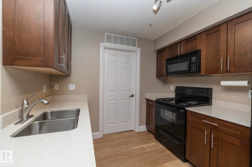 209 13111 140 Avenue, Edmonton, AB - Indoor Photo Showing Kitchen With Double Sink