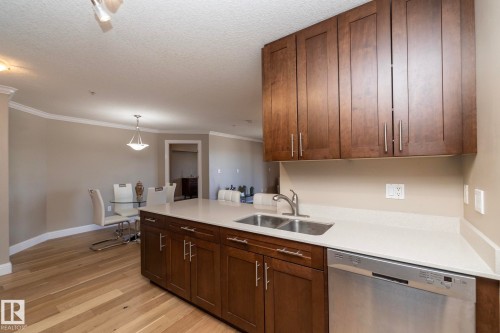 209 13111 140 Avenue, Edmonton, AB - Indoor Photo Showing Kitchen With Double Sink