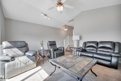 110 Windrose Drive, Leduc, AB - Indoor Photo Showing Living Room