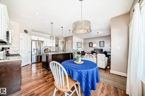 16520 136 Street, Edmonton, AB - Indoor Photo Showing Living Room With Fireplace