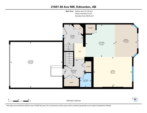 Floor plan - 21851 80 Avenue, Edmonton, AB - Other