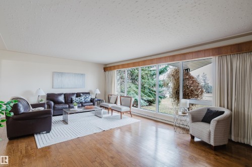 7907 Saskatchewan Drive, Edmonton, AB - Indoor Photo Showing Living Room