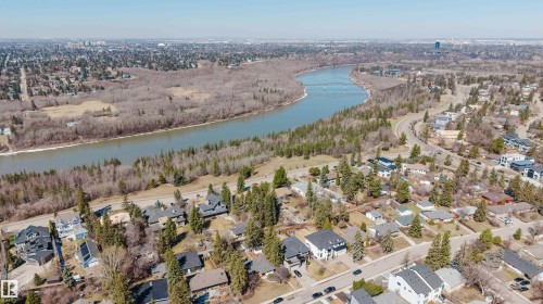 7907 Saskatchewan Drive, Edmonton, AB - Outdoor With Body Of Water With View