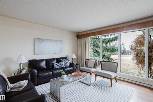 7907 Saskatchewan Drive, Edmonton, AB - Indoor Photo Showing Living Room
