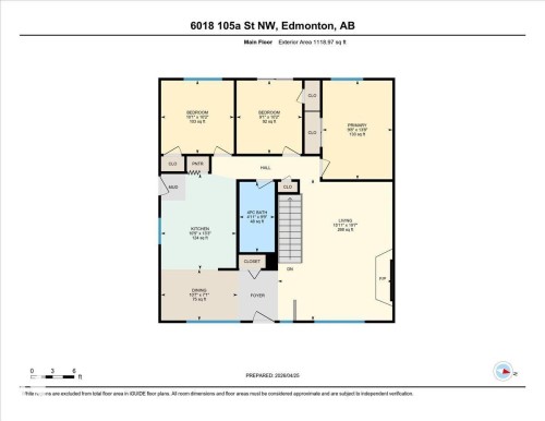 Floor plan - 6018 105A Street, Edmonton, AB 