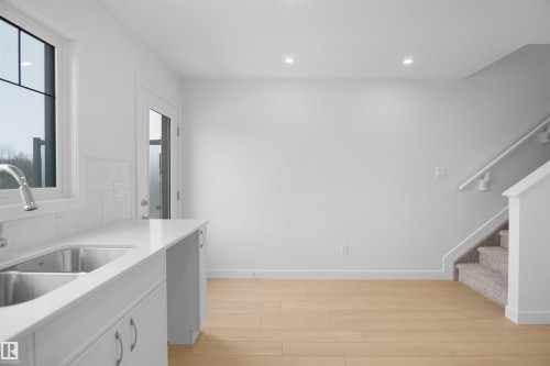 651 176 Avenue, Edmonton, AB - Indoor Photo Showing Kitchen With Double Sink