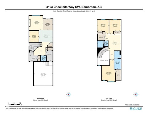Floor plan - 3193 Checknita Way, Edmonton, AB - Other