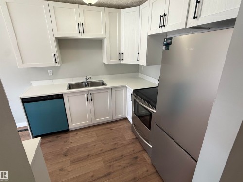 10654 Beaumaris Road, Edmonton, AB - Indoor Photo Showing Kitchen With Double Sink