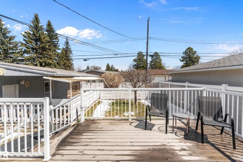 9411 68A Street, Edmonton, AB - Outdoor With Deck Patio Veranda