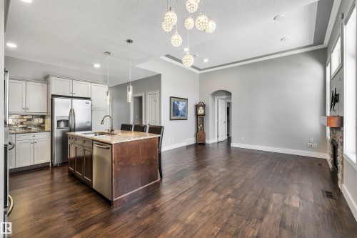 3 61 Lafleur Drive, St. Albert, AB - Indoor Photo Showing Kitchen With Upgraded Kitchen