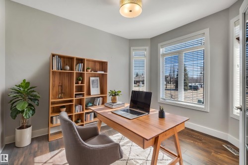 Virtually Staged Photo - 3 61 Lafleur Drive, St. Albert, AB - Indoor Photo Showing Office