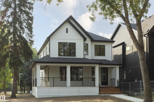 6003 111 Avenue, Edmonton, AB - Outdoor With Deck Patio Veranda With Facade