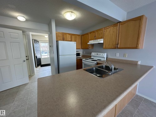 16122 131A Street, Edmonton, AB - Indoor Photo Showing Kitchen With Double Sink