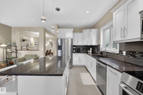 10209 90 Street, Edmonton, AB - Indoor Photo Showing Kitchen With Stainless Steel Kitchen With Upgraded Kitchen