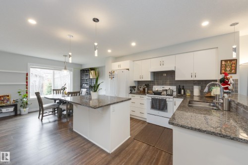 9635 225 Street, Edmonton, AB - Indoor Photo Showing Kitchen With Double Sink With Upgraded Kitchen