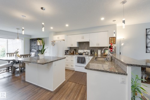 9635 225 Street, Edmonton, AB - Indoor Photo Showing Kitchen With Upgraded Kitchen
