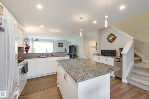 9635 225 Street, Edmonton, AB - Indoor Photo Showing Kitchen With Upgraded Kitchen