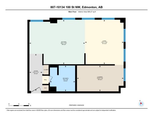 Floor plan - 807 10134 100 Street, Edmonton, AB - Other