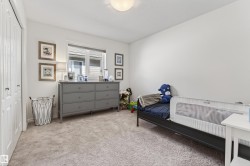 Bright room featuring neutral wall tones and soft carpeting - 