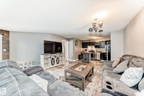102 16221 95 Street, Edmonton, AB - Indoor Photo Showing Living Room