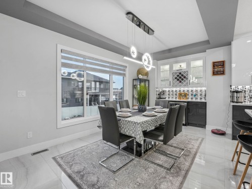 4703 41 Street, Beaumont, AB - Indoor Photo Showing Dining Room