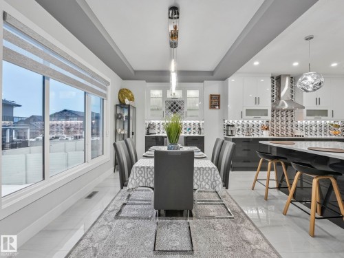 4703 41 Street, Beaumont, AB - Indoor Photo Showing Dining Room