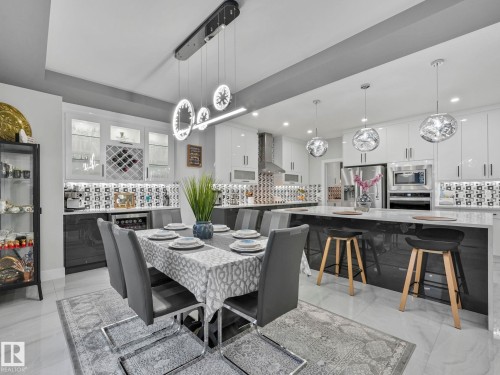 4703 41 Street, Beaumont, AB - Indoor Photo Showing Dining Room