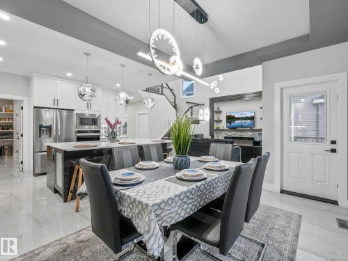 4703 41 Street, Beaumont, AB - Indoor Photo Showing Dining Room