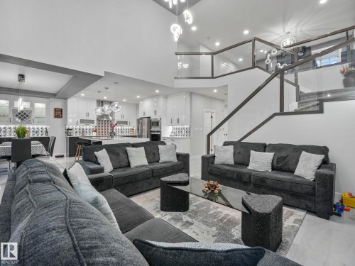 4703 41 Street, Beaumont, AB - Indoor Photo Showing Living Room