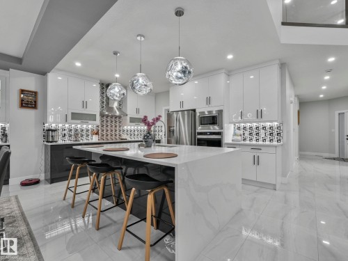 4703 41 Street, Beaumont, AB - Indoor Photo Showing Kitchen With Upgraded Kitchen