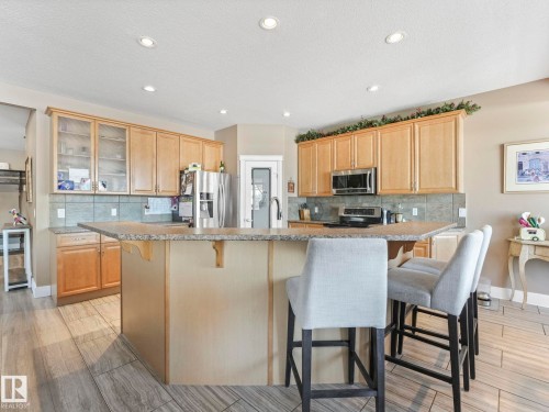 6210 53 Avenue, Beaumont, AB - Indoor Photo Showing Kitchen With Upgraded Kitchen