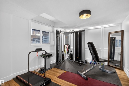16615 32 Avenue, Edmonton, AB - Indoor Photo Showing Gym Room
