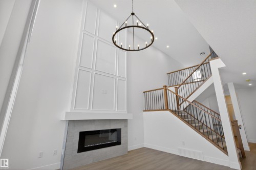 16716 34 Avenue, Edmonton, AB - Indoor With Fireplace