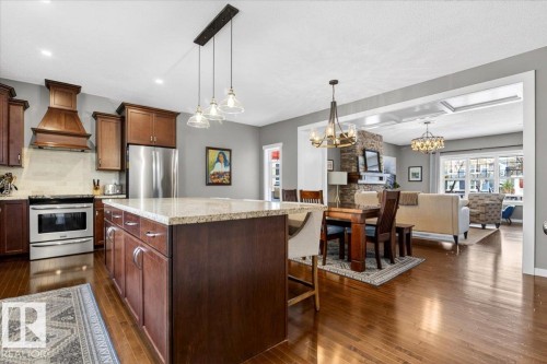 8508 Summerside Grande Boulevard, Edmonton, AB - Indoor Photo Showing Kitchen With Upgraded Kitchen