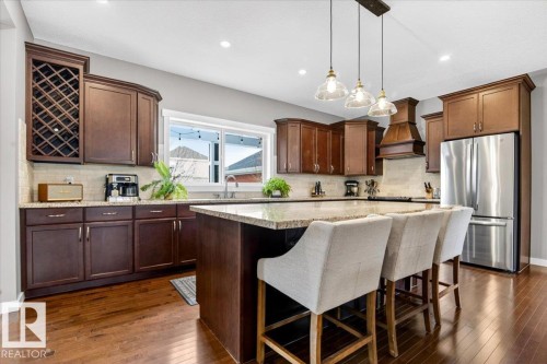 8508 Summerside Grande Boulevard, Edmonton, AB - Indoor Photo Showing Kitchen With Upgraded Kitchen